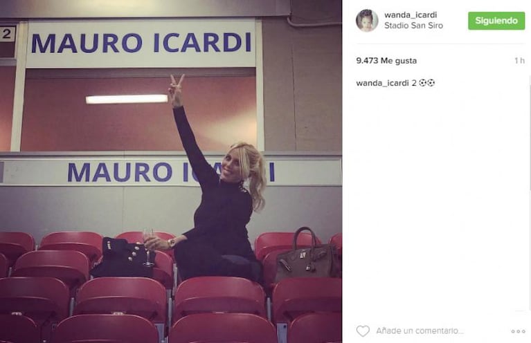 El polémico festejo de Wanda por los goles de Icardi a Maxi