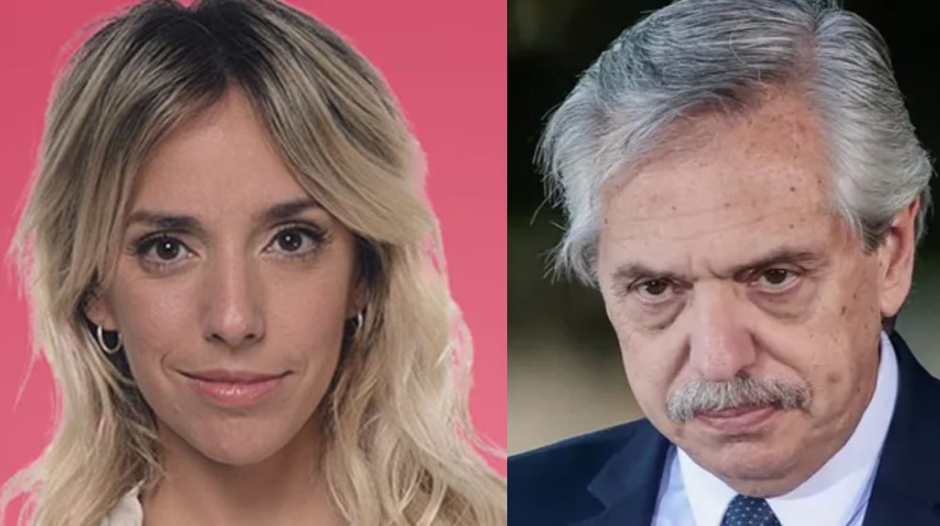 El polémico video de Tamara Pettinato brindando con Alberto Fernández. (Foto: Instagram)