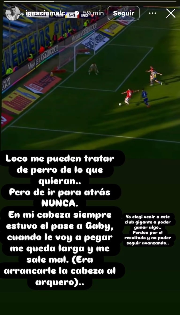 El posteo de Ignacio Malcorra