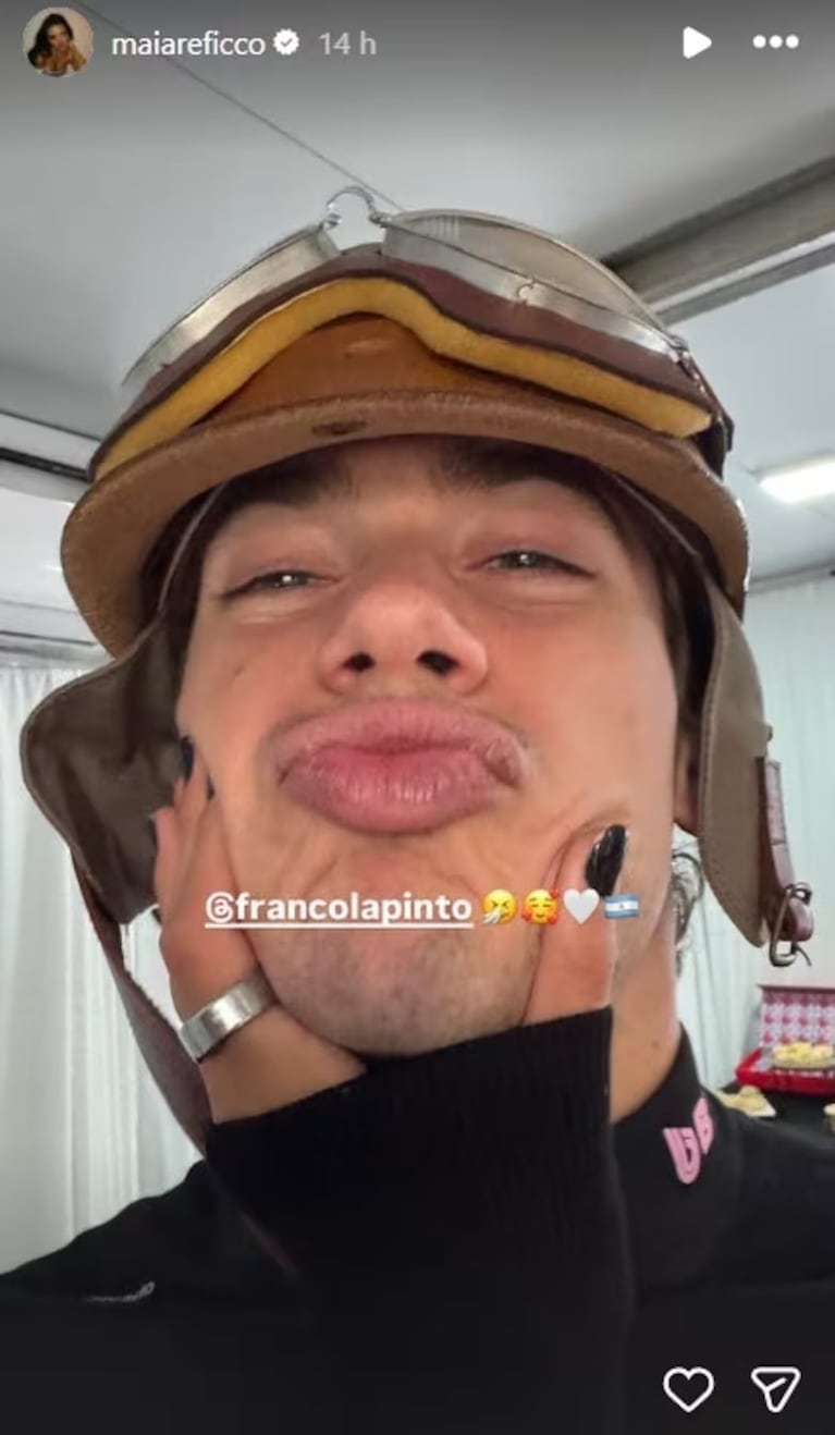 El posteo de la pareja de Franco Colapinto.