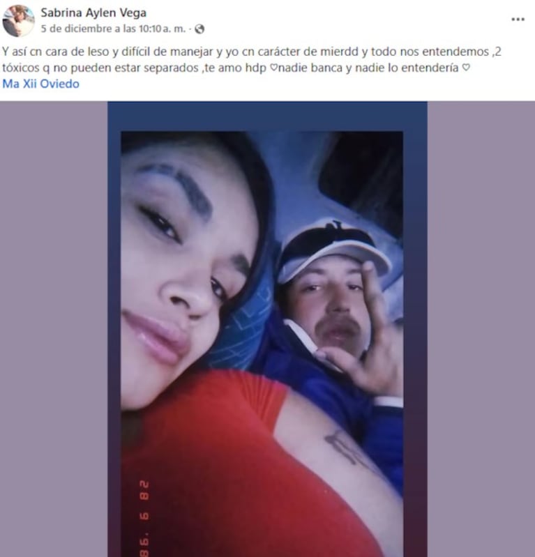 El posteo de Sabrina que llamó la atención de todos.