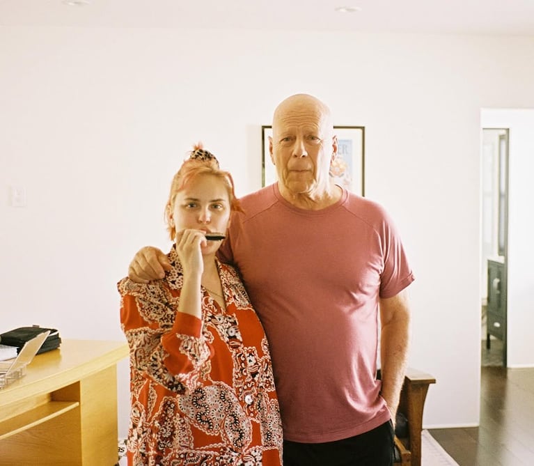 El posteo de Tallulah Willis por los 70 años de su padre Bruce. (Foto: Inatagram/@buuski)