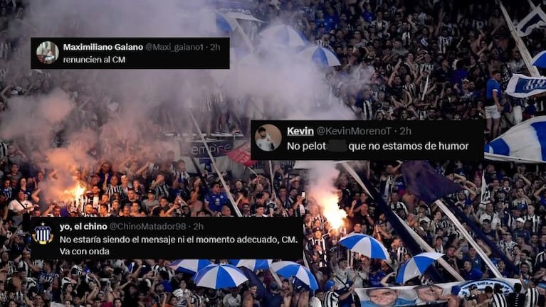 El posteo no cayó bien en los hinchas de Talleres.