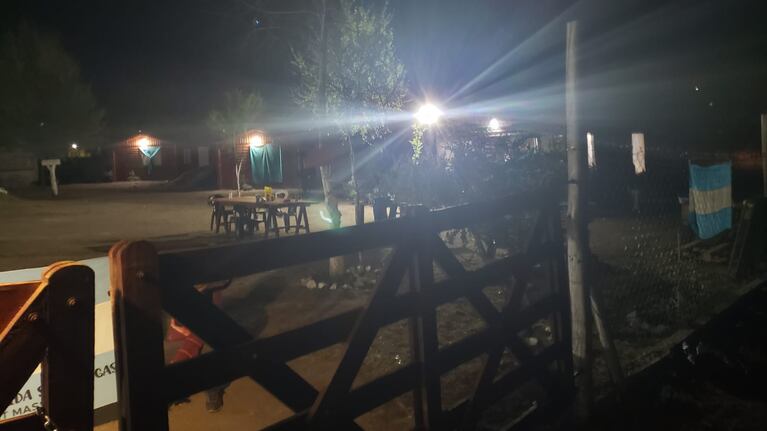 El predio de la "clínica" de "La Razón de vivir" que fue allanada. Foto: Julieta Pelayo/El Doce.