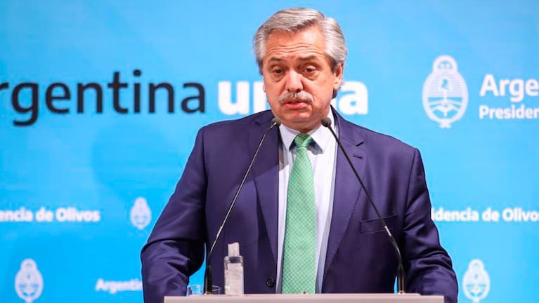 El presidente Alberto Fernández declaró la cuarentena obligatoria.