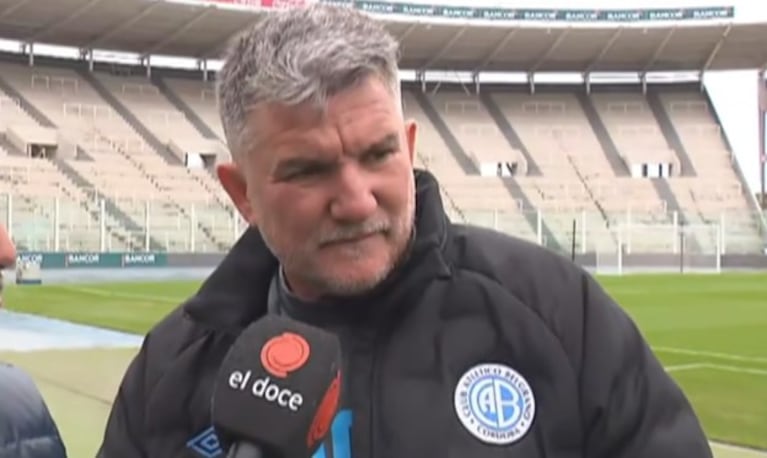 El presidente celeste palpitó la gran final ante River en el Kempes.