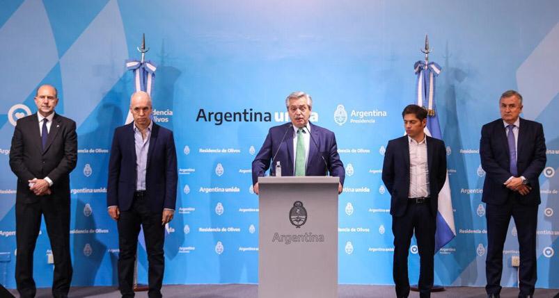 El Presidente confirmó la cuarentena general.