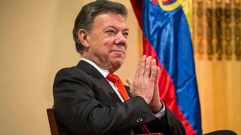 El presidente de Colombia, Juan Manuel Santos.