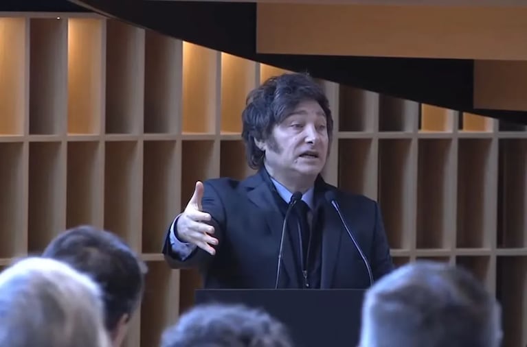 EL Presidente dio un discurso en el que evitó hablar de las acusaciones de coimas.