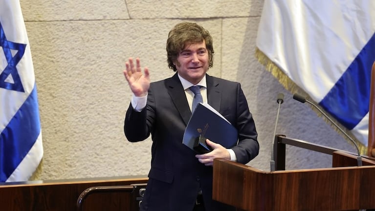 El presidente disertó en Israel y se refirió a la condena contra CFK.