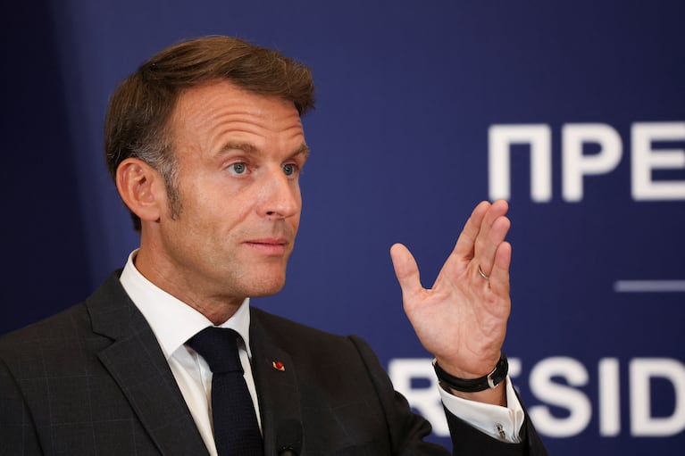 El presidente francés Emmanuel Macron.