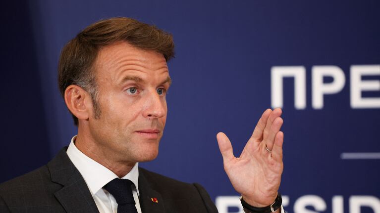 El presidente francés Emmanuel Macron.
