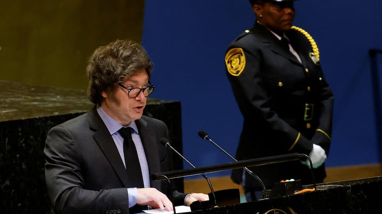 El presidente Javier Milei se pronunció ante la Asamblea General de la ONU.