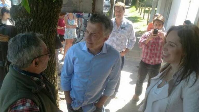 El Presidente Macri encabezó otro timbreo con Vidal
