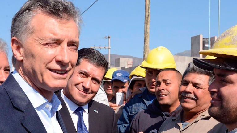 El Presidente Macri recorrió obras en la provincia de Entre Ríos.