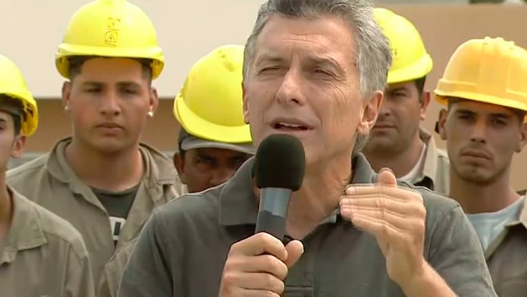 El Presidente Macri relanzó el Procrear durante un acto en Bella Vista.