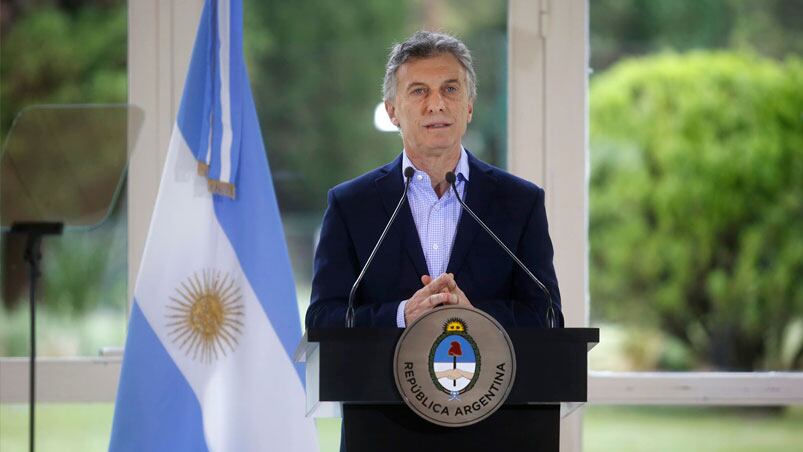 El presidente Macri y sus anuncios tras las PASO.