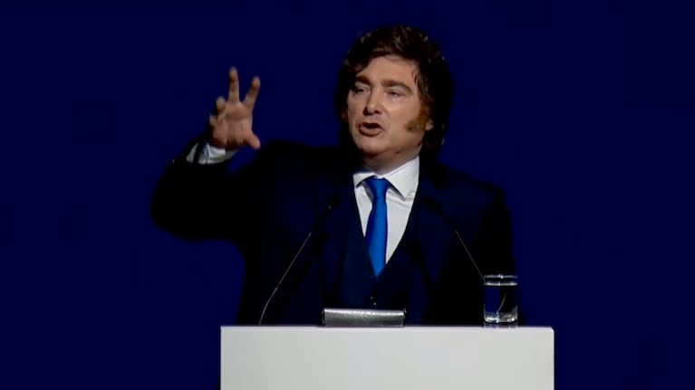 El presidente Milei