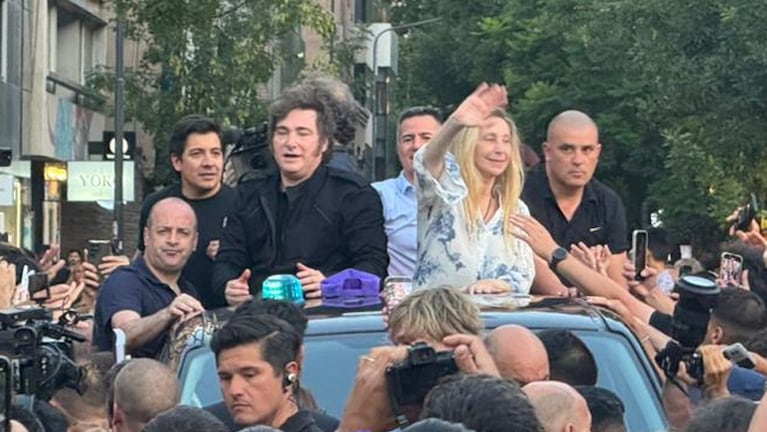 El presidente Milei en Córdoba.