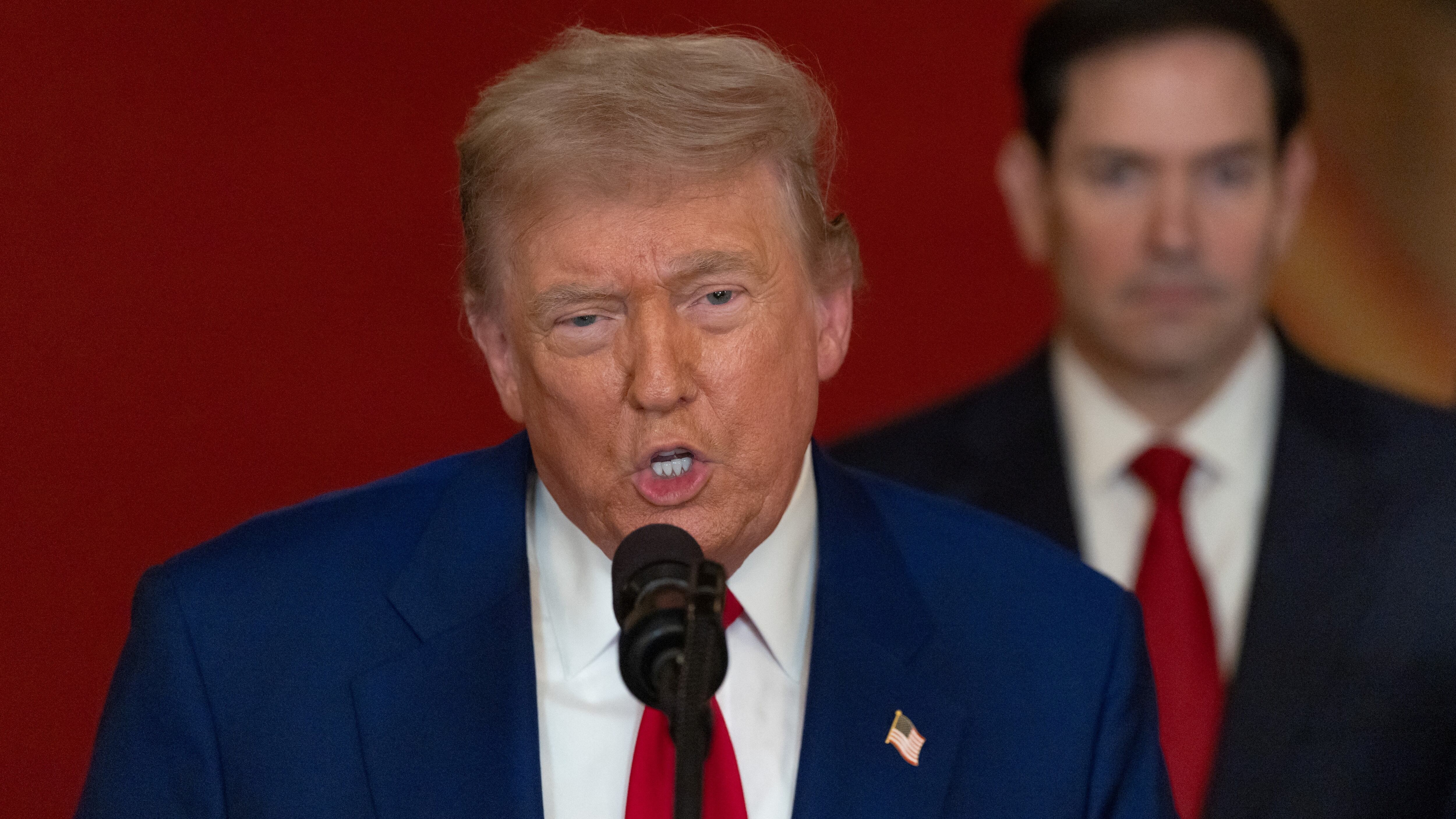 El presidente norteamericano Donald Trump confirmó la autoría estadounidense de los bombardeos en Irán. REUTERS/Carlos Barria/Pool