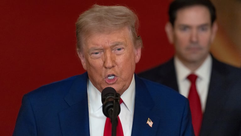 El presidente norteamericano Donald Trump confirmó la autoría estadounidense de los bombardeos en Irán. REUTERS/Carlos Barria/Pool