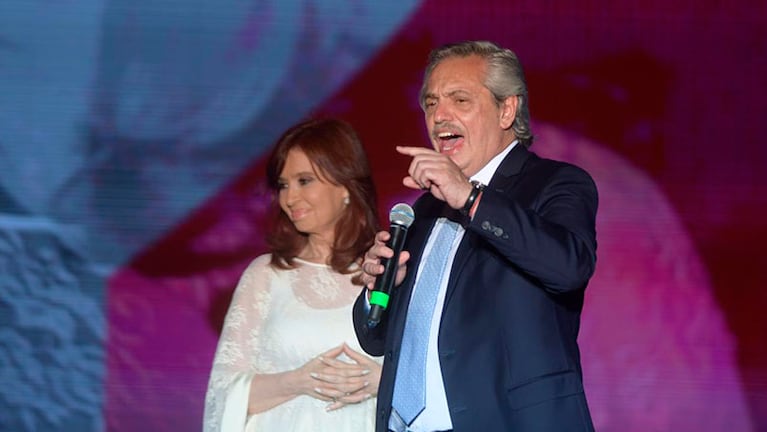 El presidente recordó a Néstor Kirchner durante su discurso.