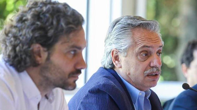 El Presidente y el jefe de Gabinete se reunieron en la Quinta de Olivos.