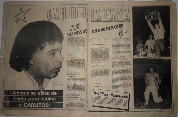 El primer aniversario solista de La Mona en la revista "La música popular".