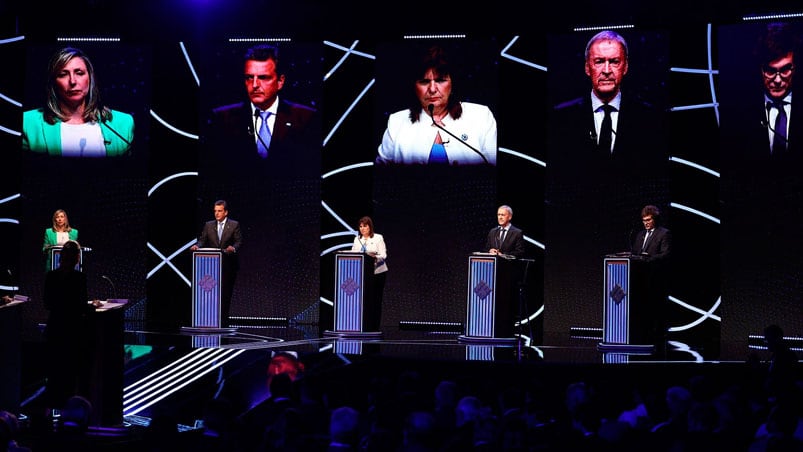 El primer debate presidencial 2023 se realizó en Santiago del Estero.