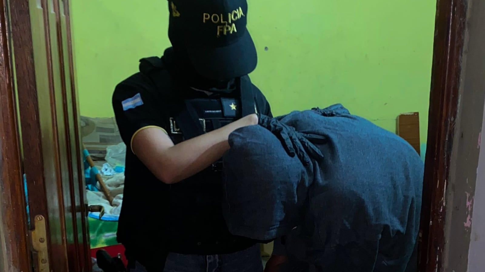 El procedimiento se llevó a cabo en la localidad de Colonia Caroya.