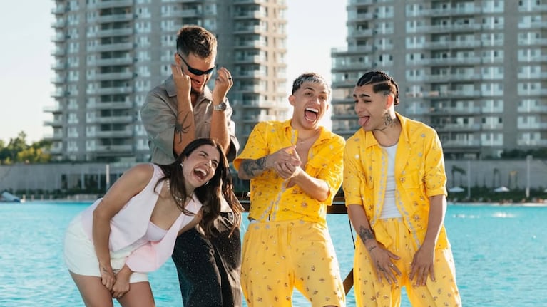 El productor, compartió en sus redes sociales el detrás de escena de "Para repetir".