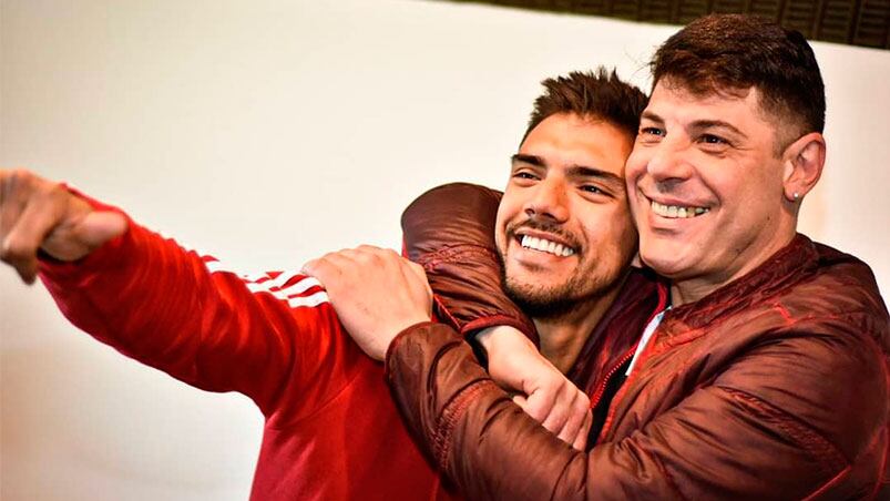 El Profe Bainotti grabó con Tyago Griffo