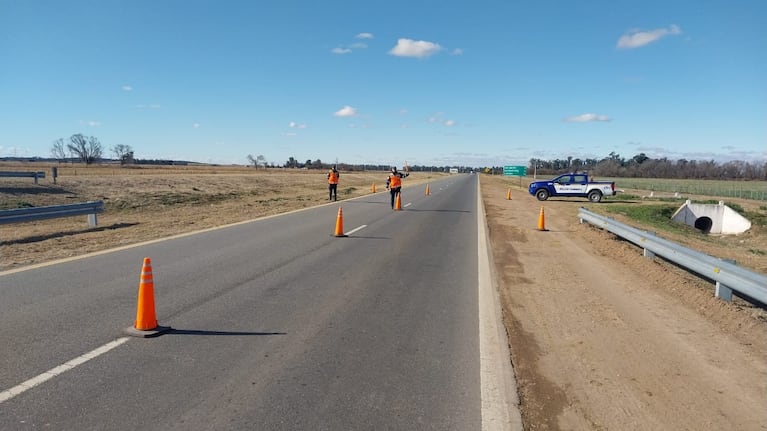 El puesto donde ocurrió la agresión de la conductora.