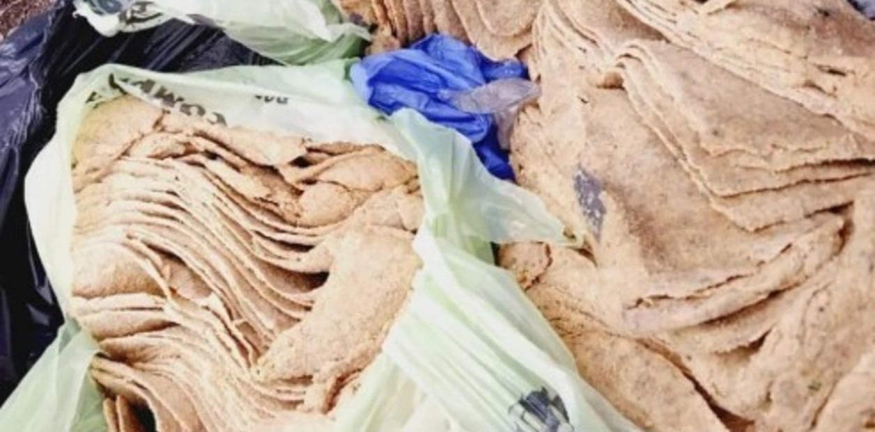 El puesto que vendía milanesas de cartón en Santiago del Estero. (Imagen: gentileza Clarín).