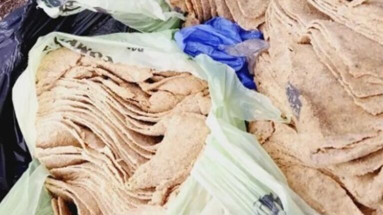 El puesto que vendía milanesas de cartón en Santiago del Estero. (Imagen: gentileza Clarín).