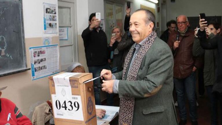El puntano votó pasadas las 8.30.