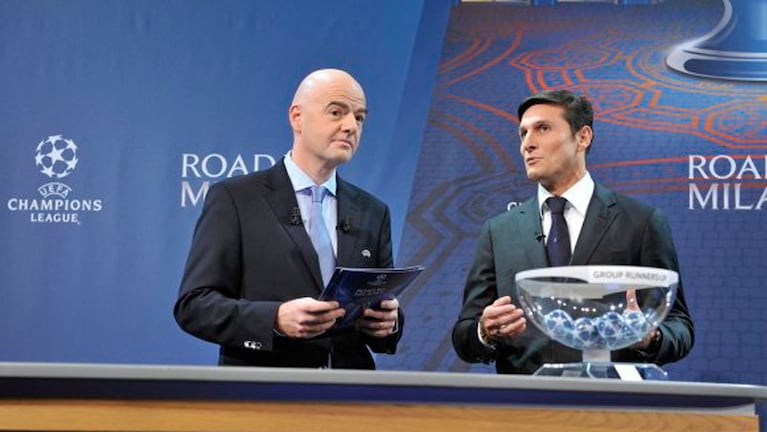 El Pupi Zanetti, protagonista del sorteo. 