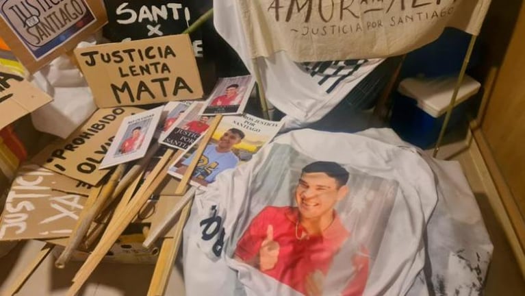 El reclamo de justicia por Santiago en Traslasierra.