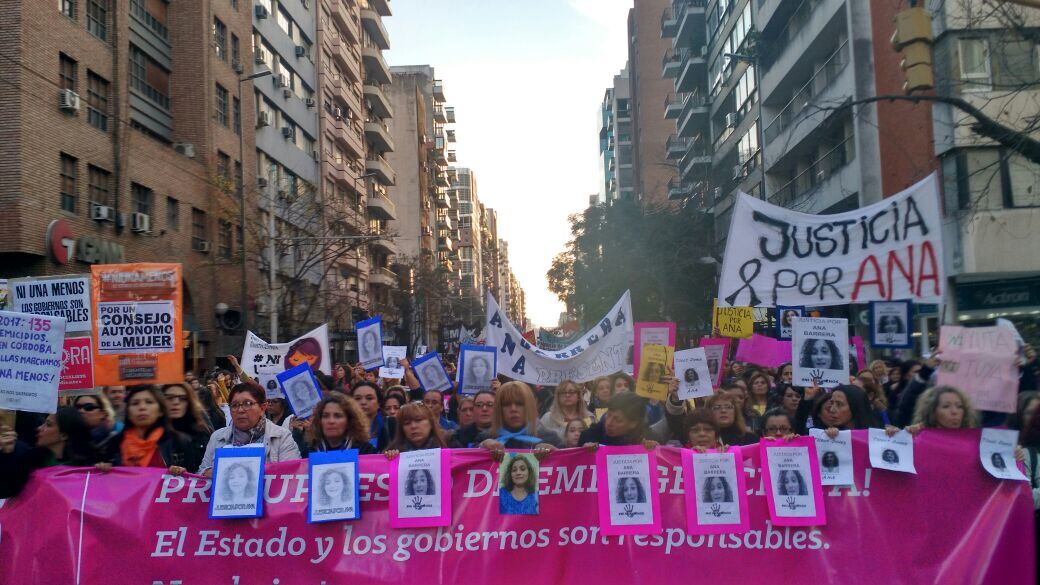 El reclamo de Justicia y prevención se renovó en el centro cordobés y el país. Foto: Karina Vallori / ElDoce.tv.