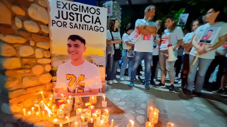 El reclamo en Traslasierra por el crimen de Santiago Aguilera.