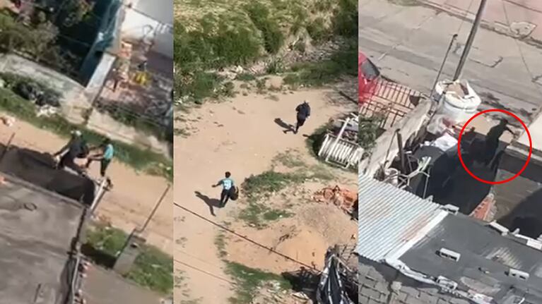 El recorrido de los delincuentes desde la "esquina desamparada" hasta su guarida.