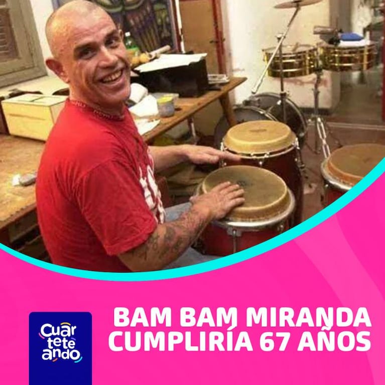 El recuerdo de Bam Bam Miranda: cumpliría 67 años