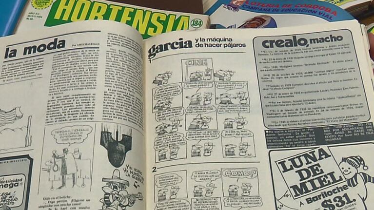 El recuerdo de las páginas de oro de Hortensia.