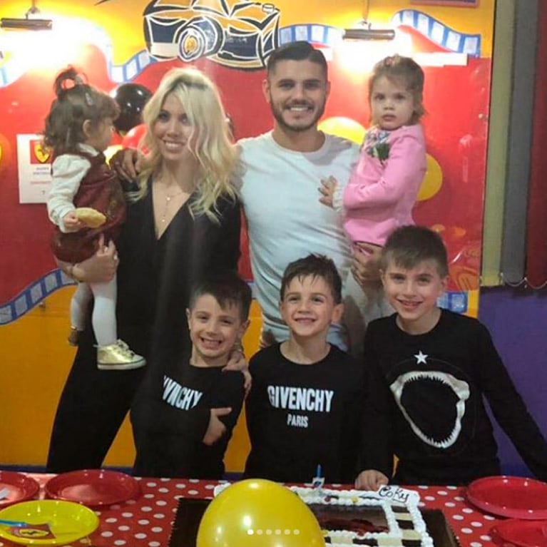 El reencuentro entre Wanda, Icardi y Maxi López