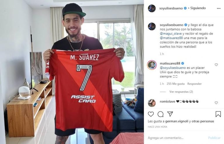 El regalazo de Matías Suárez para Ulises Bueno