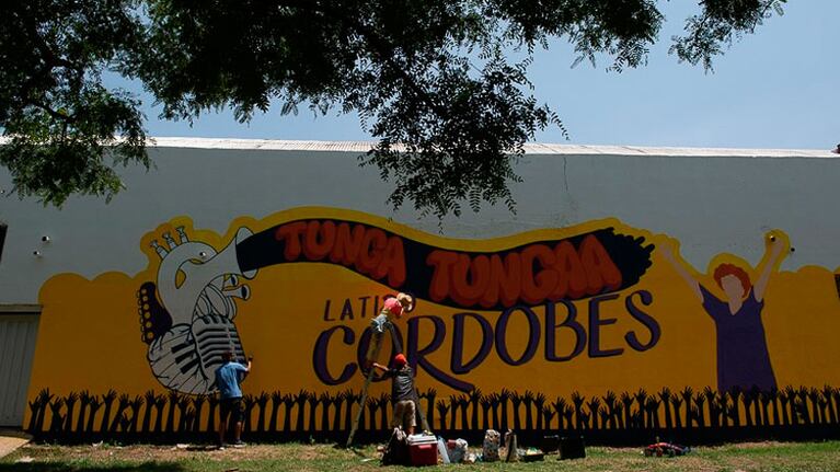 El regalo de Cuarteteando: el mural en el Súper Deportivo
