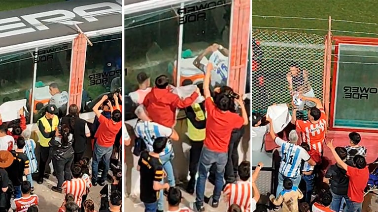 El regalo de Di María a un nene en Alta Córdoba.