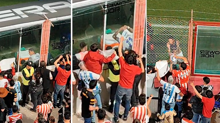 El regalo de Di María a un nene en Alta Córdoba.