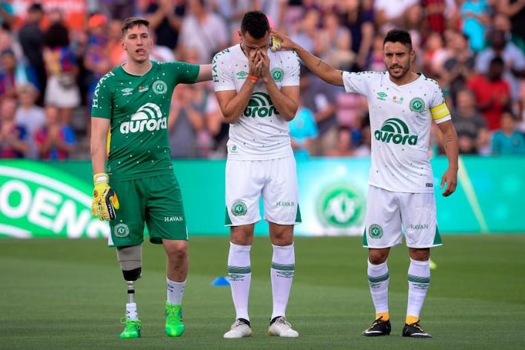 El regalo doble de Messi para un sobreviviente del Chapecoense