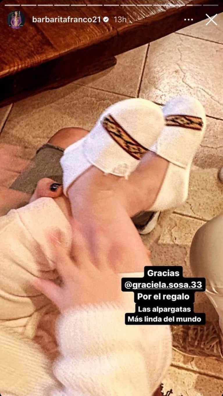 El regalo más preciado que le hizo la mamá de Fernando Báez Sosa a la beba de Barby Franco